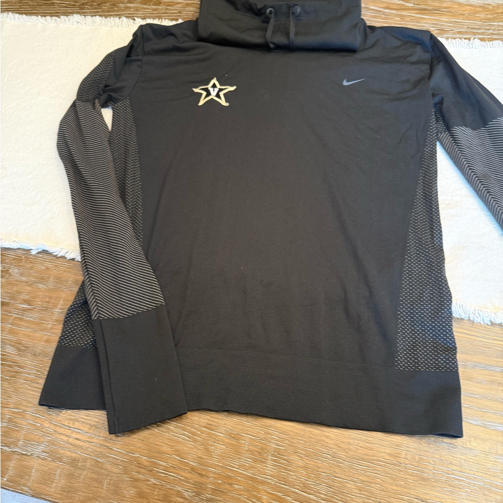 Nike Black Pullover Cowl Neck Vanderbilt Pullover